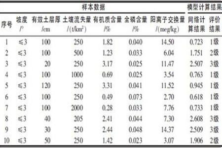 樣品數據記錄表格